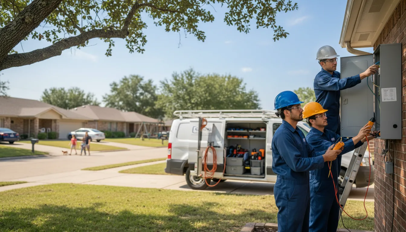 Certified electrician providing emergency electrical services in Rio Hondo, TX